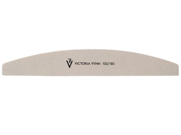 10-pack Nagelfilar - Halvmåne - 100/180 - Victoria Vynn  - Grå