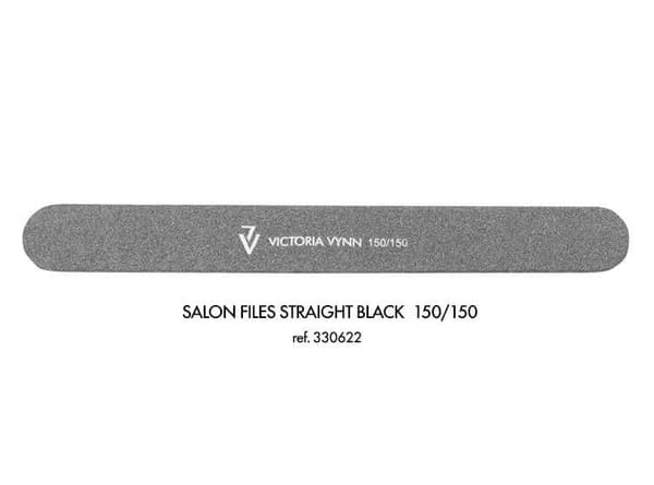 10-pack Nagelfilar - Rak - 150/150 - Victoria Vynn  - Svart