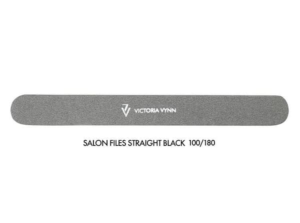 10-pack Nagelfilar - Rak - 100/180 - Victoria Vynn  - Svart