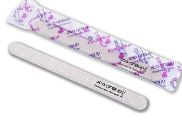 5-pack ABA Group - Nagelfil -  80/100 - Rak - Zebra
