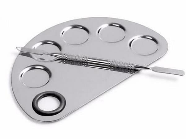 Akrylgel - Spatula fär applicering samt platta