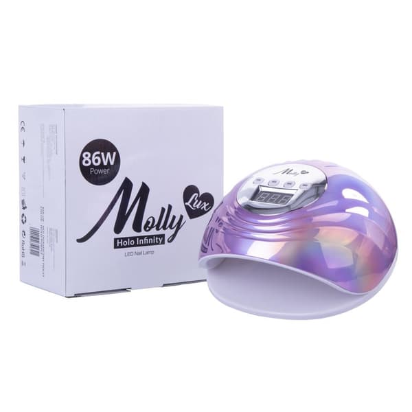 UV/LED 86W - Nagellampa - Mollylux Infinity - Lila