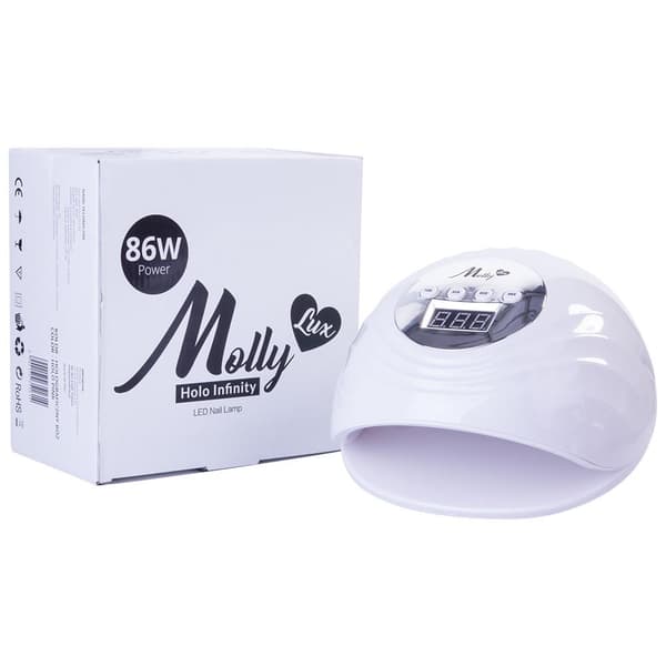 UV/LED 86W - Nagellampa - Mollylux Infinity - Vit