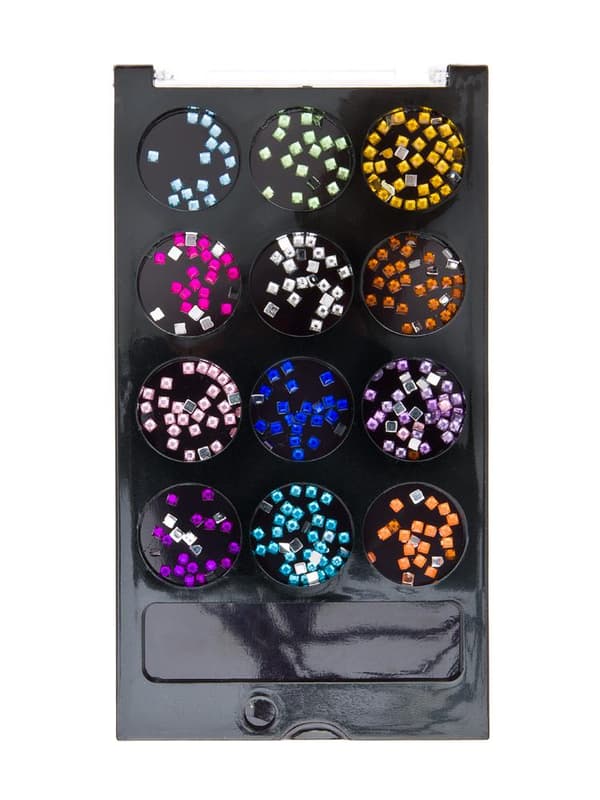 Dekorations set - Fjärilar i 12 färger - 3 ml / burk