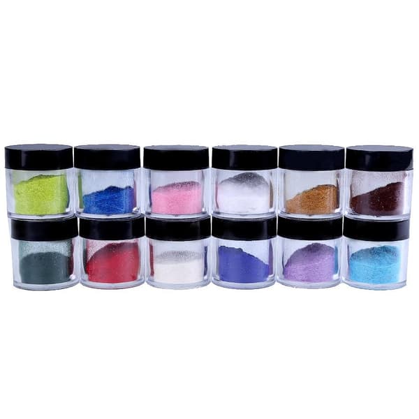 Dekorations set - Fibrer - 12 Former - 5 ml / burk