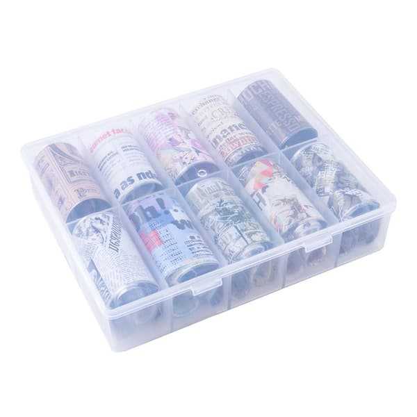 Nagelfolie / folie - Set 10 färger - 100 cm / st