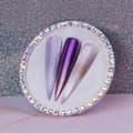 Miniatyrbild 3 av 5: Penselställ / blandningsyta / display - Cirlel - Silver + Stenar