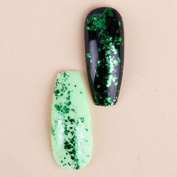 Nageldekorationer - Metall / Alu flingor - 13