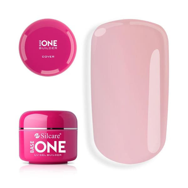 3-pak Base one - Builder - Klar, Pink, Cover 45g UV gel