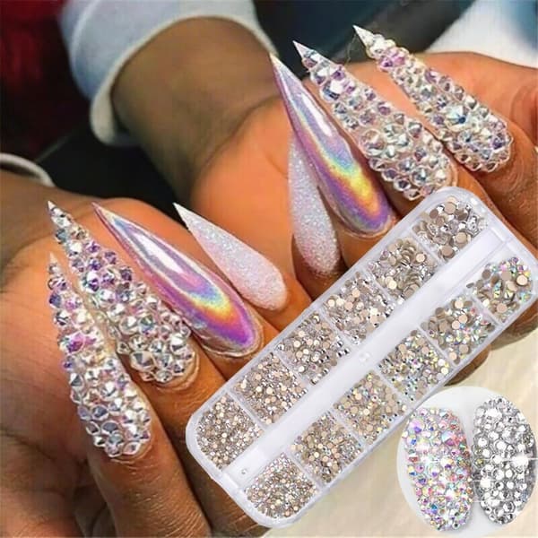 Nail Accessories Crystal Diamond Gem 3D Shiny Nail Art Decoration