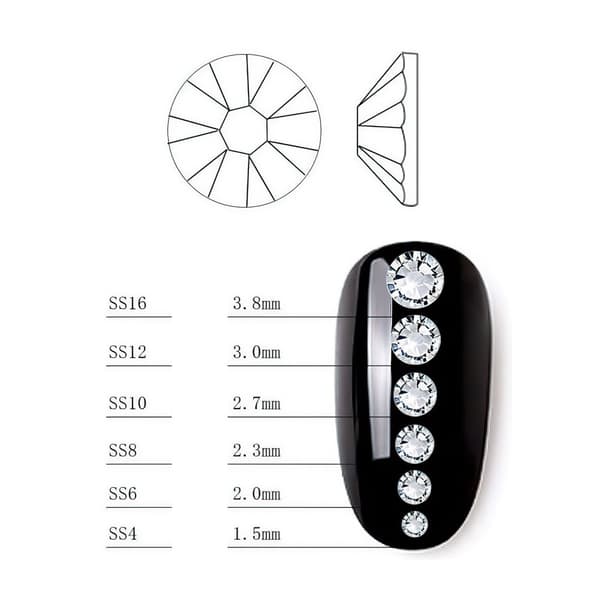 Nail Accessories Crystal Diamond Gem 3D Shiny Nail Art Decoration