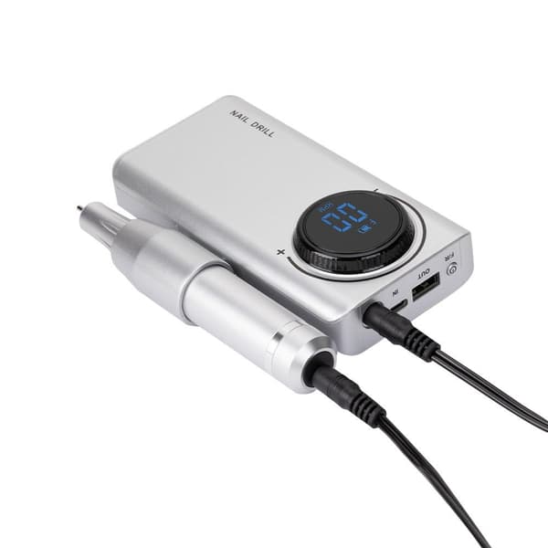 Elektrisk / batteridriven nagelfil - U201 - 35000 RPM - Silver