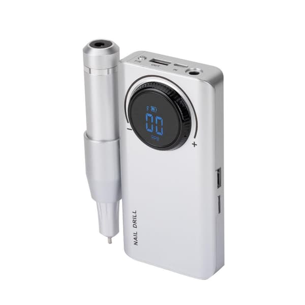 Elektrisk / batteridriven nagelfil - U201 - 35000 RPM - Silver