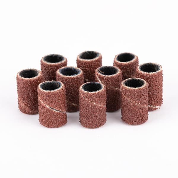 Slipringar med sandpapper för nagelslip - 120 Grit  -  20st