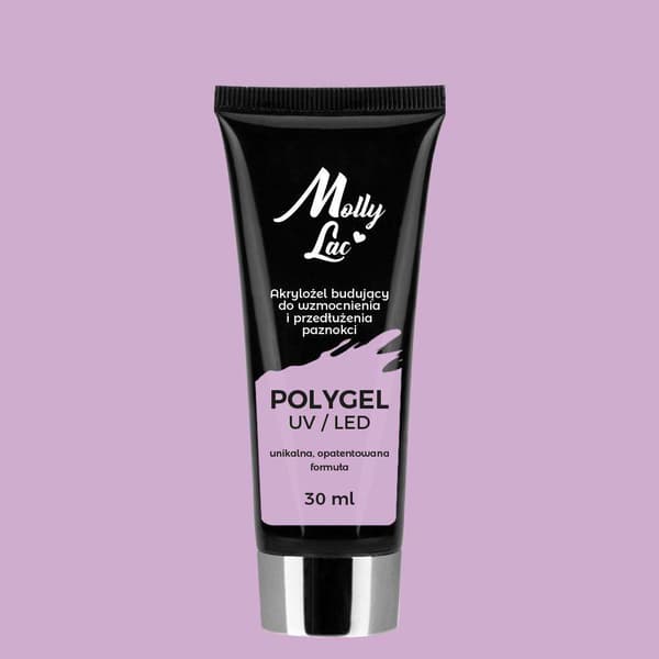 Polygel - Pulver gel - Vild orkidé 30ml - Akryl gel