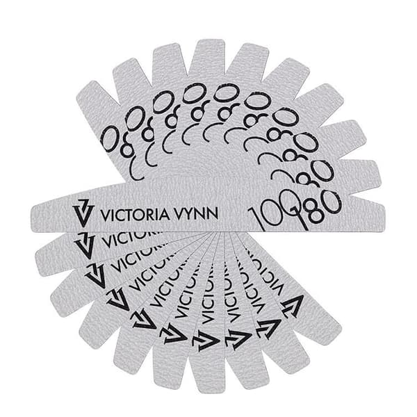 Nagelfil - Halvmåne - 100/180 - Victoria Vynn  - Grå