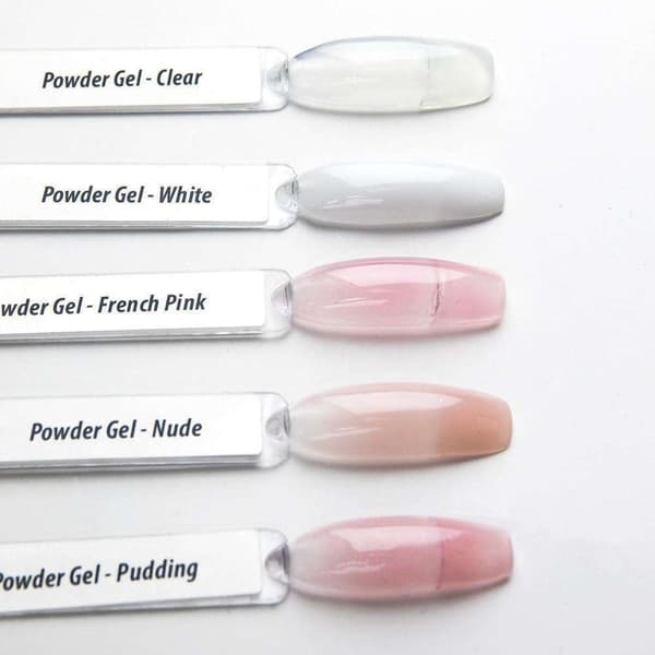 3-pakning Polygel - Pulvergelé - 45ml - Akrylgelé - Byggemiddel
