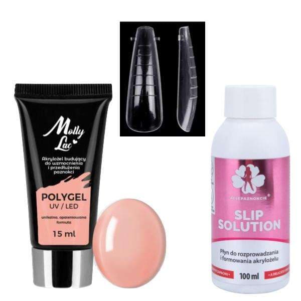 Sarja Polygel Musk - Dualform, muotokärjet - liukuliuos