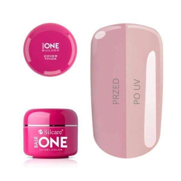 Base one - Builder - Cover Thick 15g UV-gel - Silcare