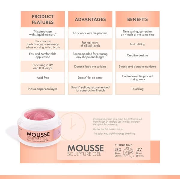 Victoria Vynn - Mousse Sculpture gel - 15ml - Dirty Blush 06
