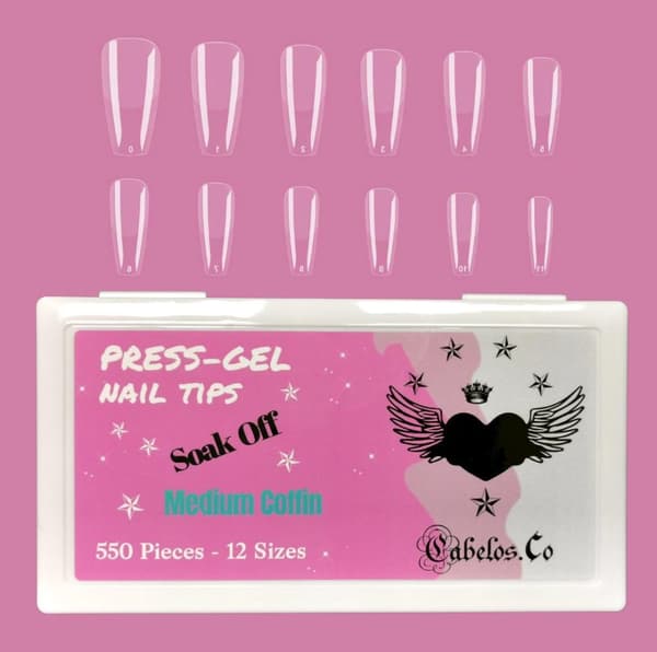 Gelé Nageltippar - Press-on Soft Gel Nail Tips