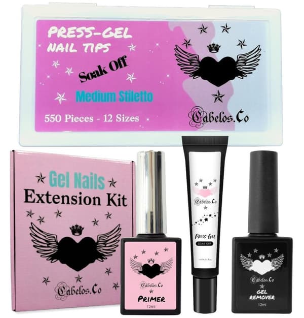 Gel Tips Startkit - Gelé Lösnaglar