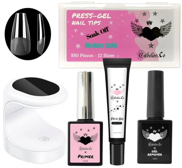 Gel Tips Startkit - Gelé Lösnaglar