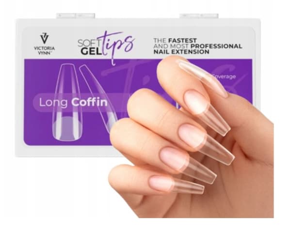 Tippar - Long Coffin - Soft gel tips - Victoria Vynn