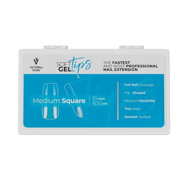 Tippar - Medium Square - Soft gel tips - Victoria Vynn