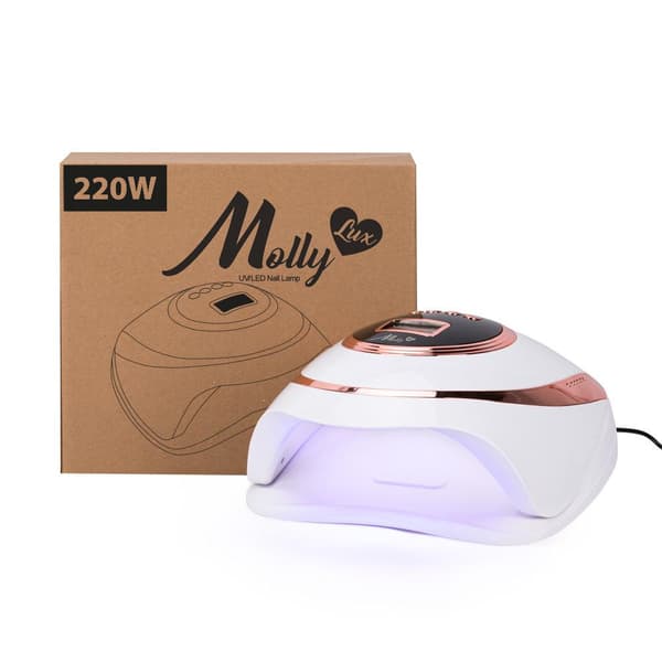 UV/LED 220W - Nagellampa - Z7 Molly lux - Vit / Guld