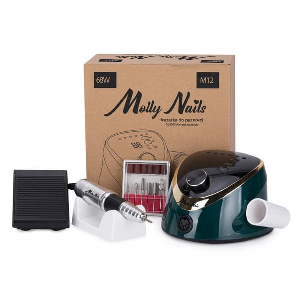 Elektrisk nagelfil - M12 - 35000 RPM - 68W - Grön