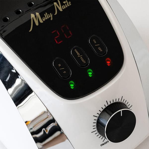Elektrisk nagelfil - M13 - 35000 RPM - 68W - Vit / Silver