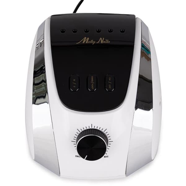 Elektrisk nagelfil - M13 - 35000 RPM - 68W - Vit / Silver