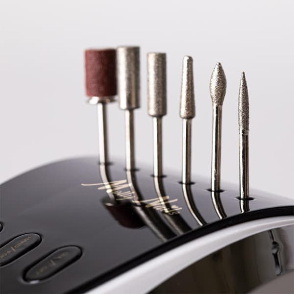 Elektrisk nagelfil - M13 - 35000 RPM - 68W - Vit / Silver