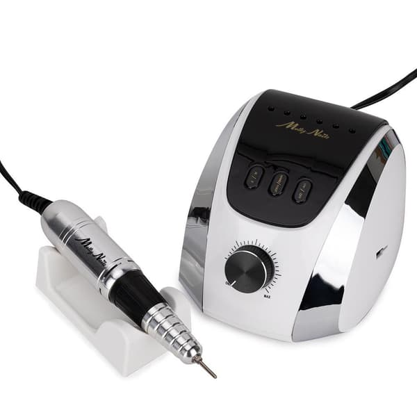 Elektrisk nagelfil - M13 - 35000 RPM - 68W - Vit / Silver