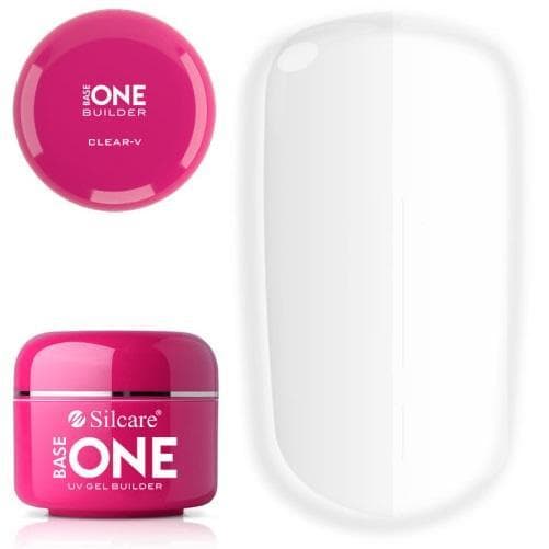 Base One - Builder - Clear-V - 250 gram - Silcare