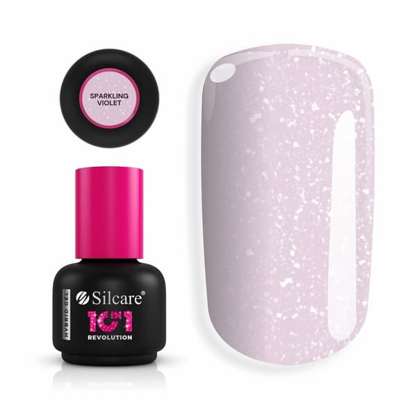 Silcare  - 10in1 Revolution - Sparkling Violet 15 ml