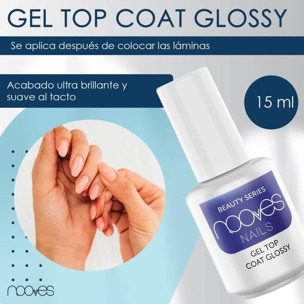 Startset Nagellack - Beauty Rose - 2 Gel Dekaler - UV/LED Lampa - Glossy Top Coat Gel