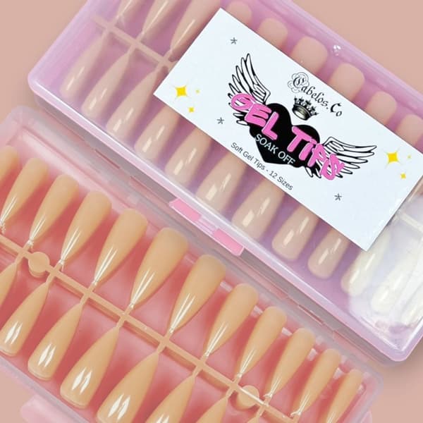 Lösnaglar - Press-On Soft Gel Nude Nails