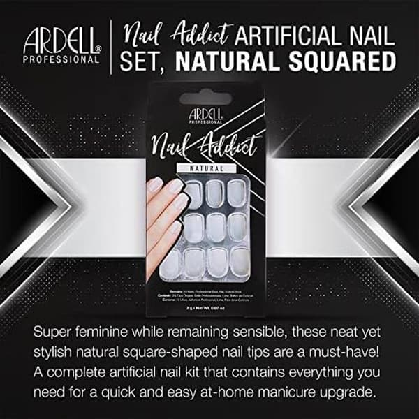 Nail Addict Natural Squared 1 U
