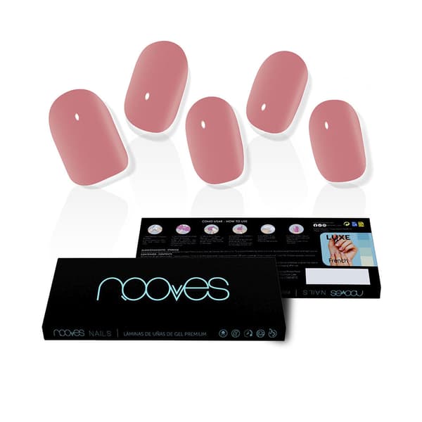 NOOVES GEL NAIL GEL NAILS powdered pink premium glam #cat eye 20 u