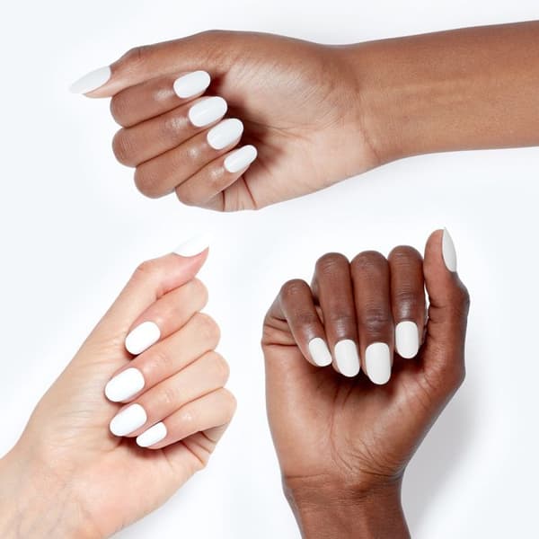 Faux naglar - Rolig kanin - Gel effekt - Återanvändbara - Anpassningsbar manikyr - Vit