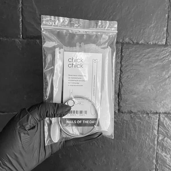 ECO CHICK CHICK tips avtagbara separat - transparent, 25 st