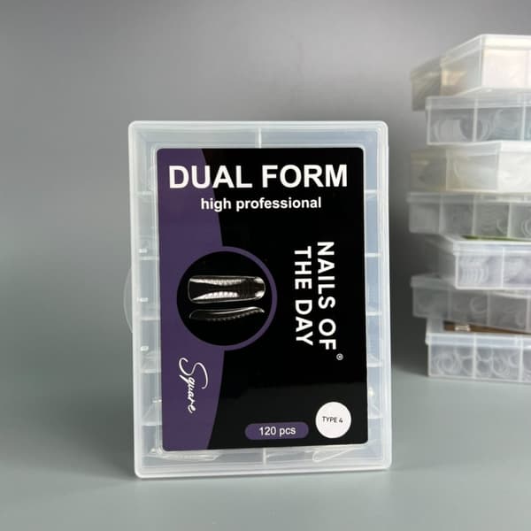 NAILSOFTHEDAY Dual Form Square (Typ 4) - fyrkantiga övre former, 120 st