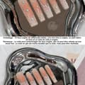 Miniatyrbild 2 av 4: INN False Nails M 10st French Shiny Press on Nails Stick-on Bär nagelsmycken och diamantnaglar rent handgjorda