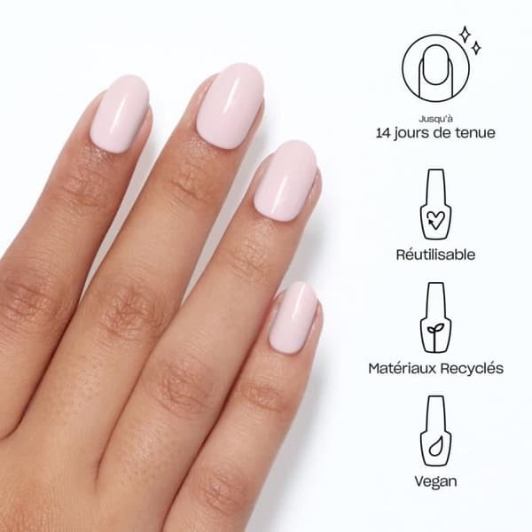 Återanvändbara gel-effekt konstnaglar - OPI - Don't Bossa Nova Me Around - Beige - xPRESS-ON