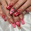 Miniatyrbild 1 av 4: Love Flame Manicure Patch - TEKNISK RABATT - Lång balett - Flame of love W032 - 24 naglar