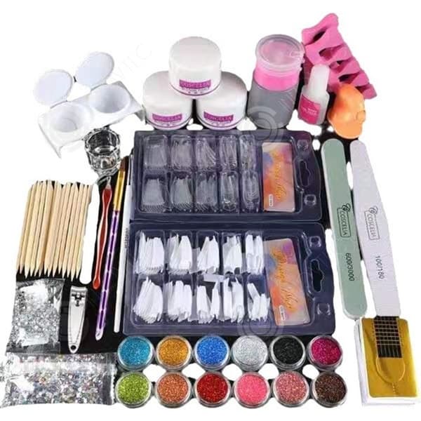 INN Gel nagellack kitv 24st nagellampa slipmaskin manikyr lack semi permanent förlängningsverktyg dekor kit manikyr komplett kit