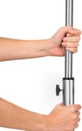 Miniatyrbilde 3 av 9: Beldray EH3263VDE chrome pedestal fan