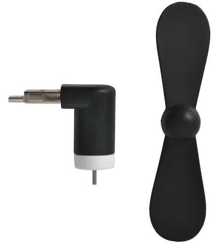 Tuuletin Micro-USB - Liitä puhelimeen